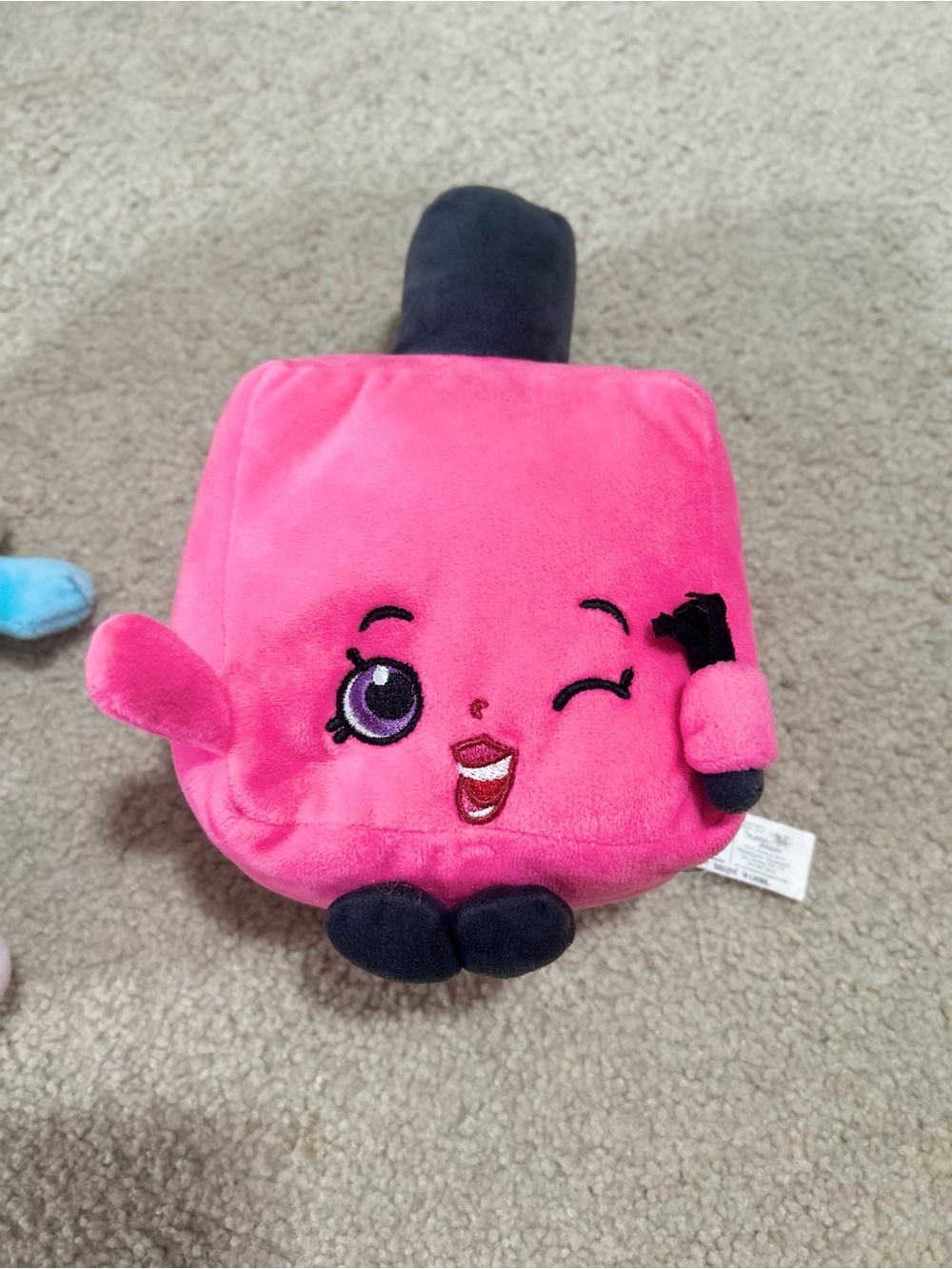 Shopkins Pink Winking Plush Character Stuffed Toy